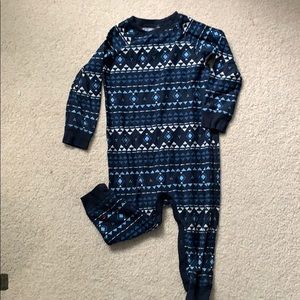 Geometric print onesie